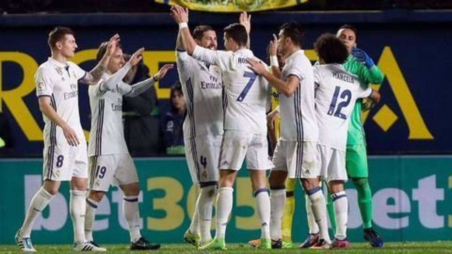 La Liga: Real Madrid bounce back to defeat Villarreal