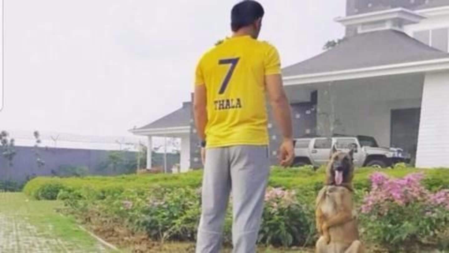 Dhoni welcomes back CSK in his own style