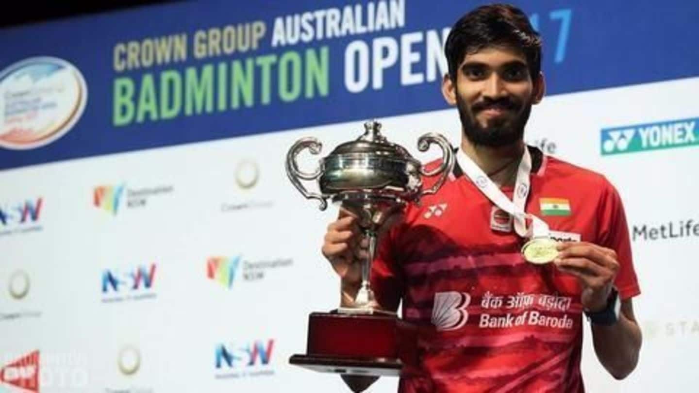 Srikanth is the richest shuttler of 2017