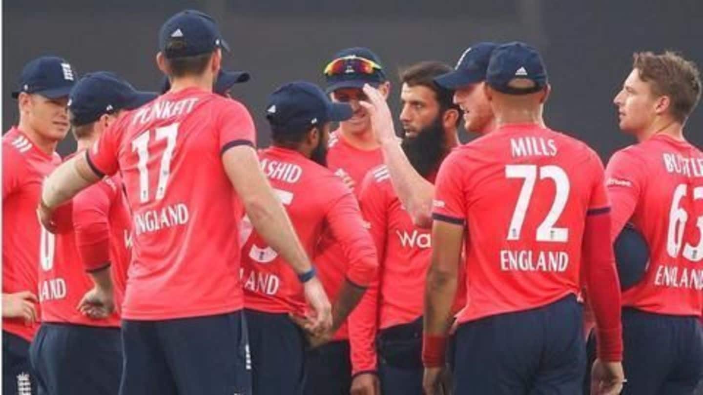 England win the first T20 against India