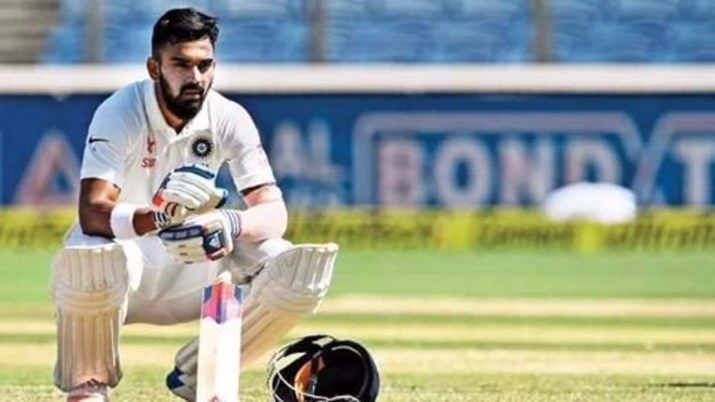 KL Rahul ruled out of first test