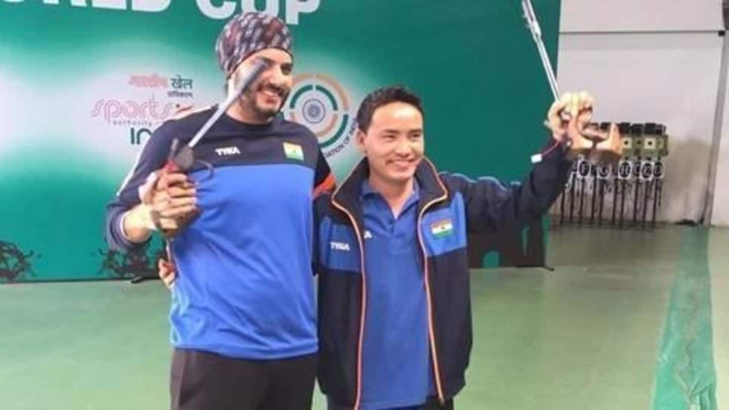 ISSF Shooting: India win two medals in 50m air pistol