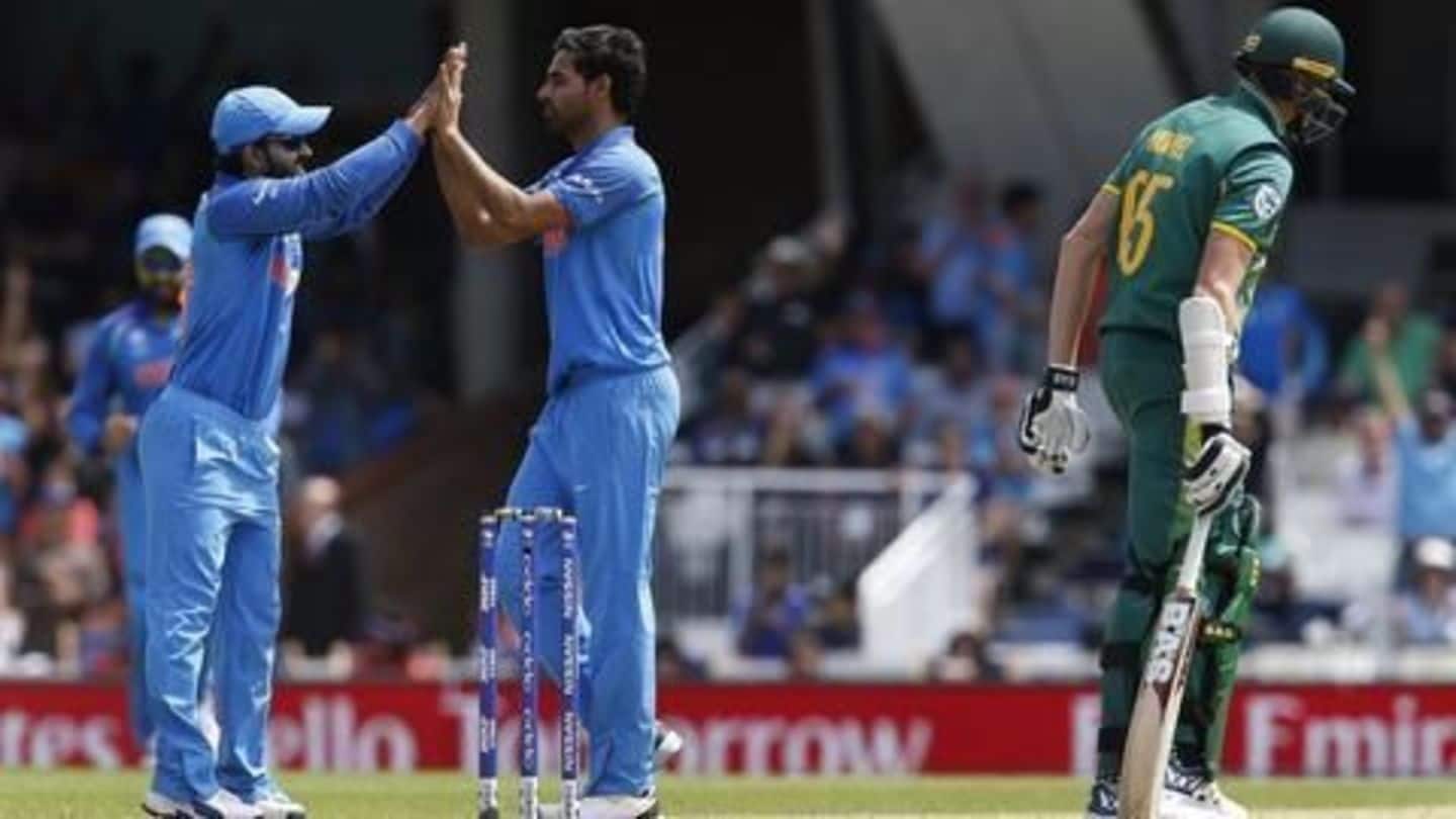 India-South Africa game in numbers