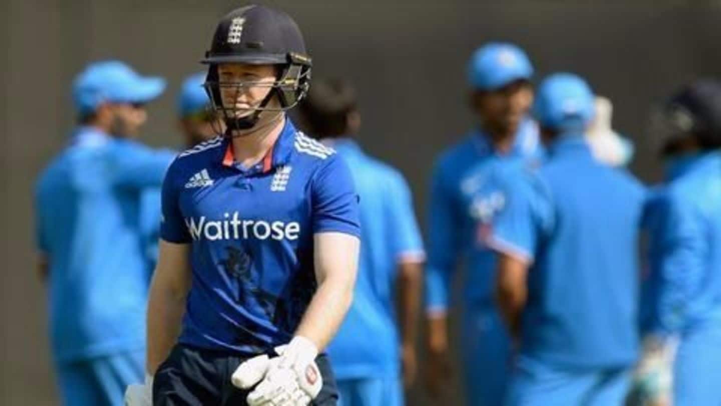 Eoin Morgan cries foul over umpiring in second T20