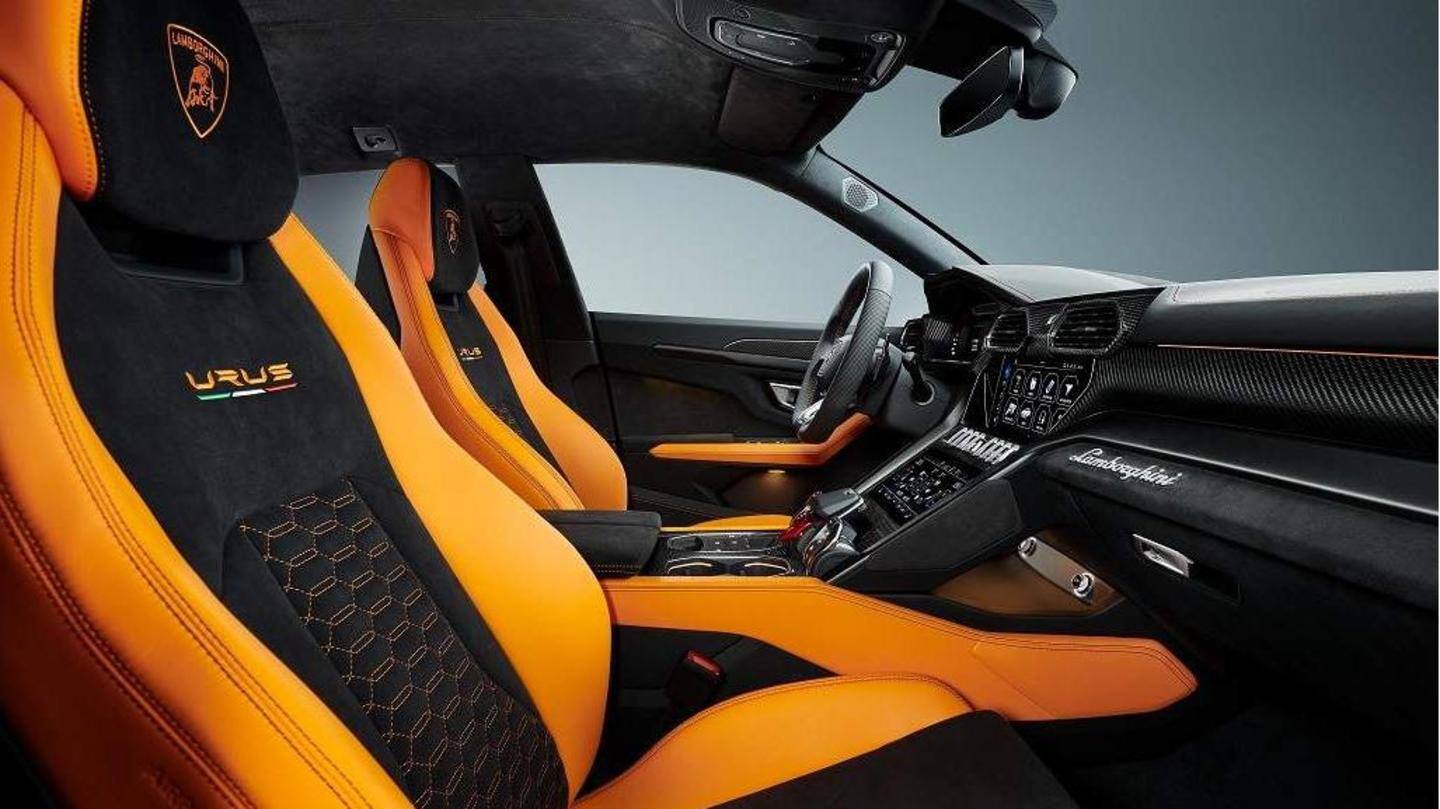 The vehicle has a luxurious cabin with dual-tone Alcantara seats The vehicle has a luxurious cabin with dual-tone Alcantara seats