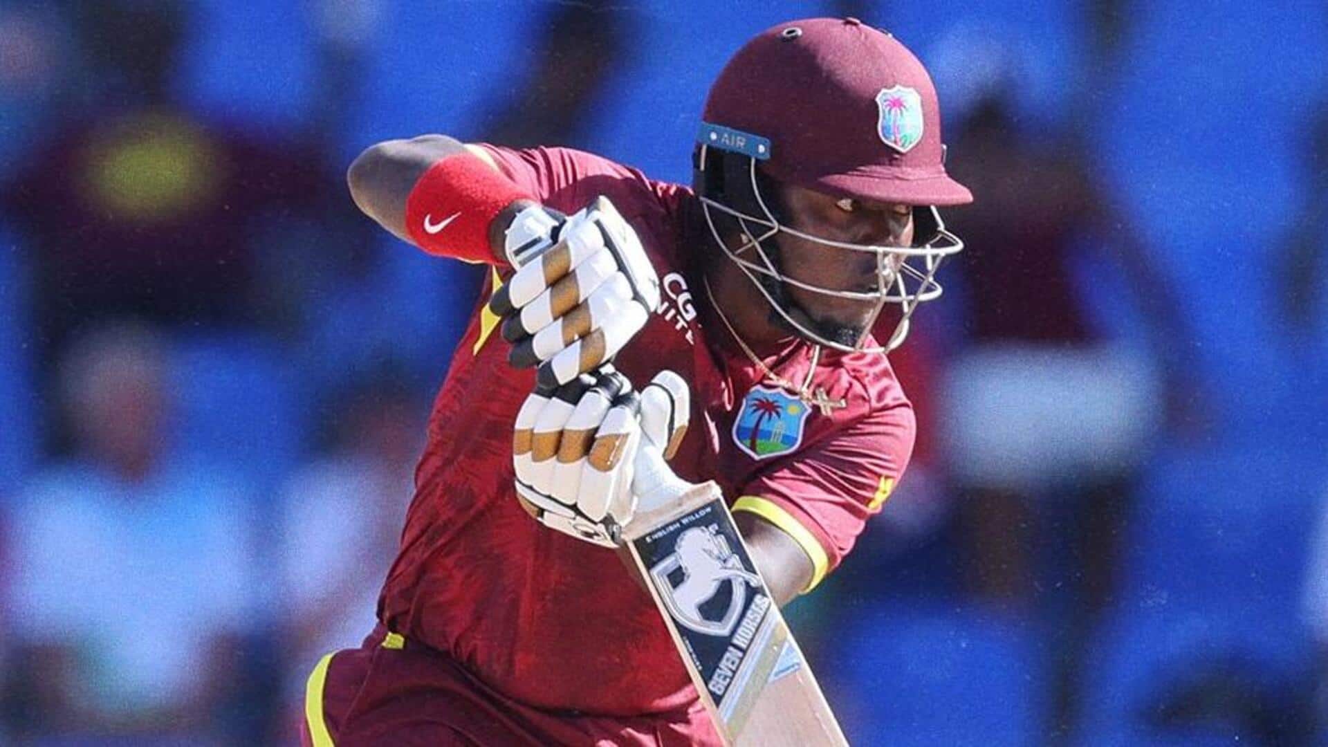 Sherfane Rutherford smashes his maiden T20I fifty: Key stats