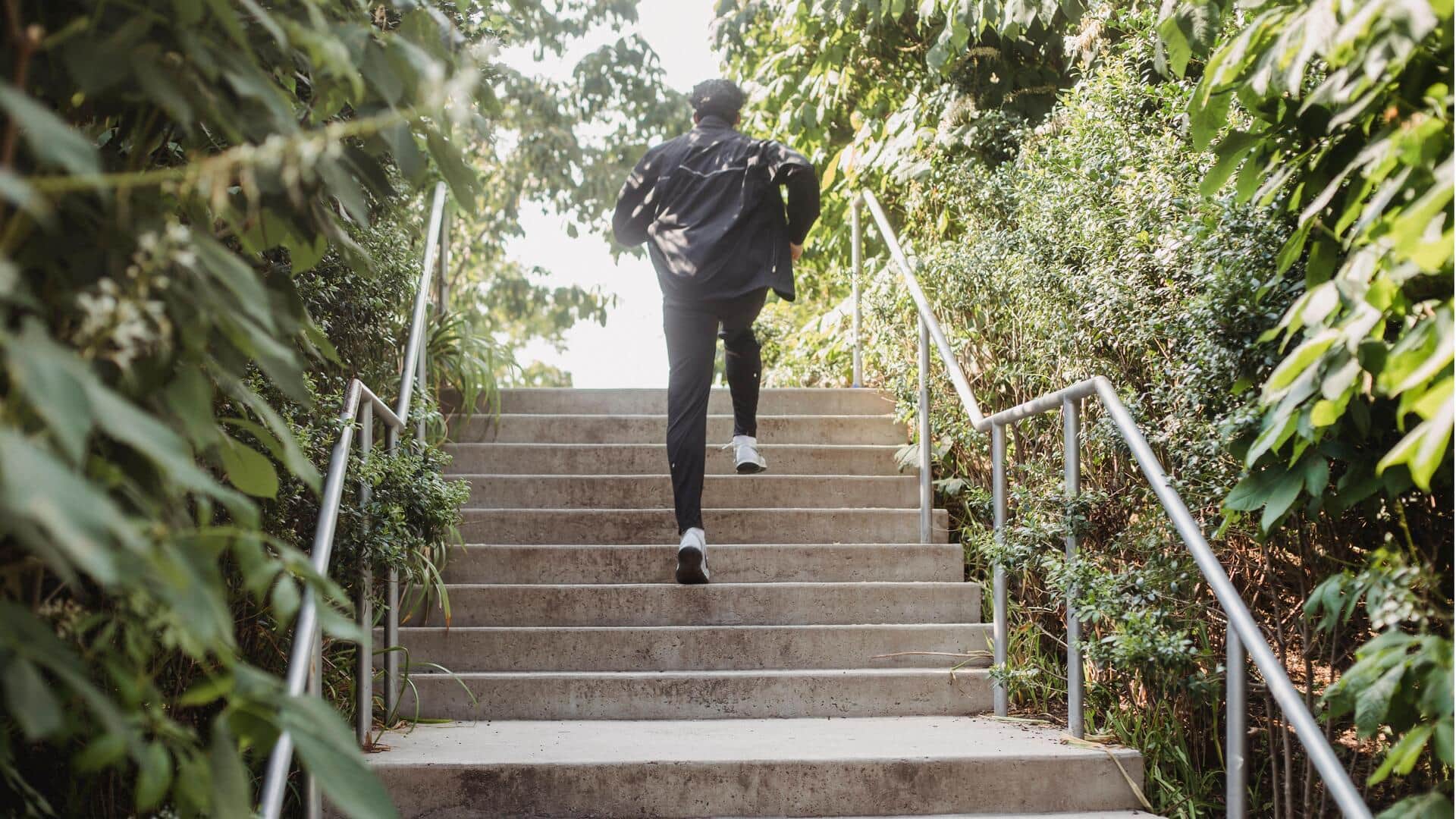 5 health benefits of stair running workouts