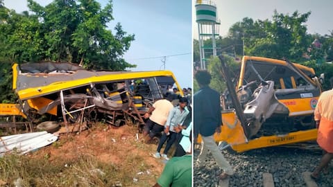 Train rams into Tamil school-bus, killing 2 students; gatekeeper suspended