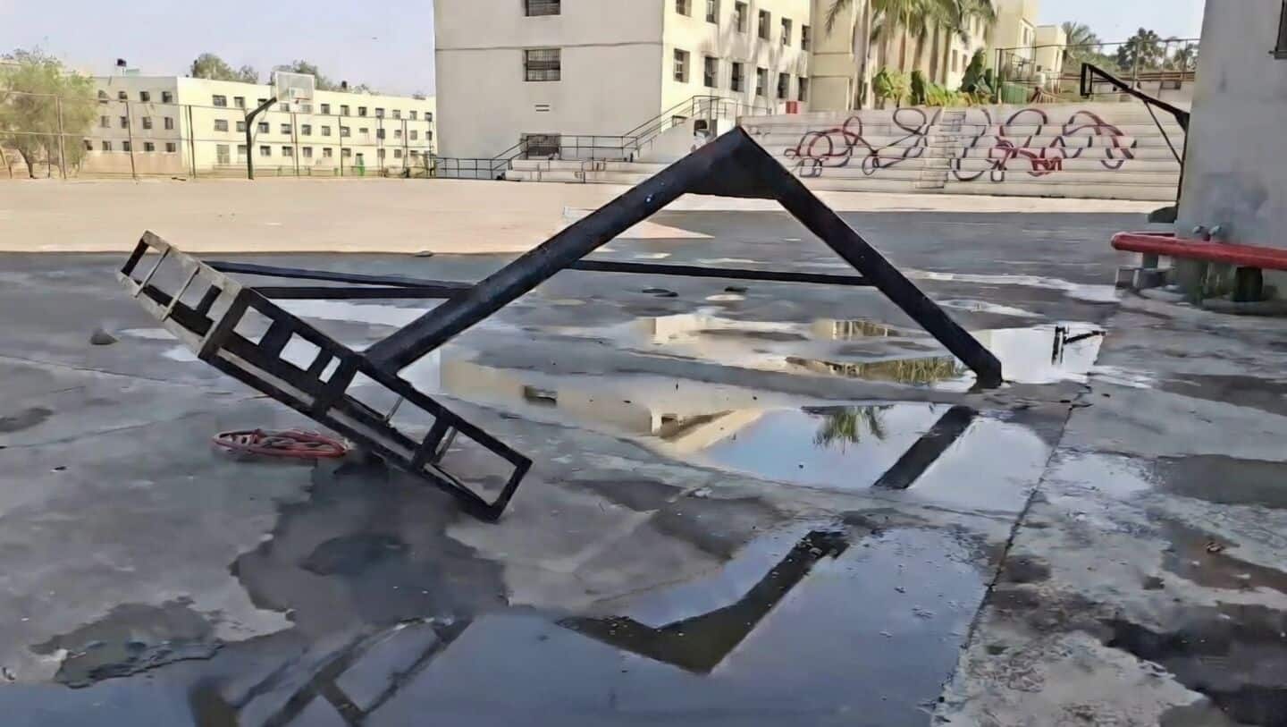 Marine engineering student dies after basketball pole falls on him 