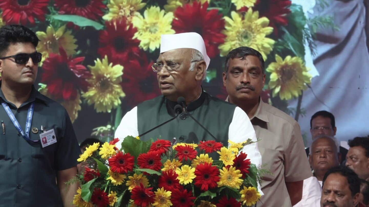 'Useless fellows': Kharge scolds Congress workers shouting 'DK-DK'