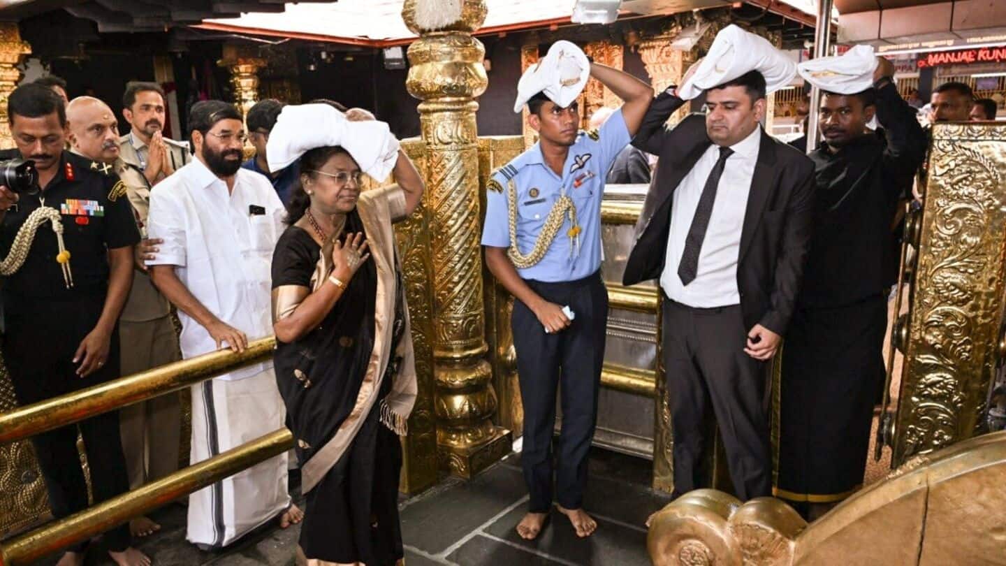 'Zero...respect': BJP slams Kerala minister's conduct during president's Sabarimala visit  'Zero...respect': BJP slams Kerala minister's conduct during president's Sabarimala visit