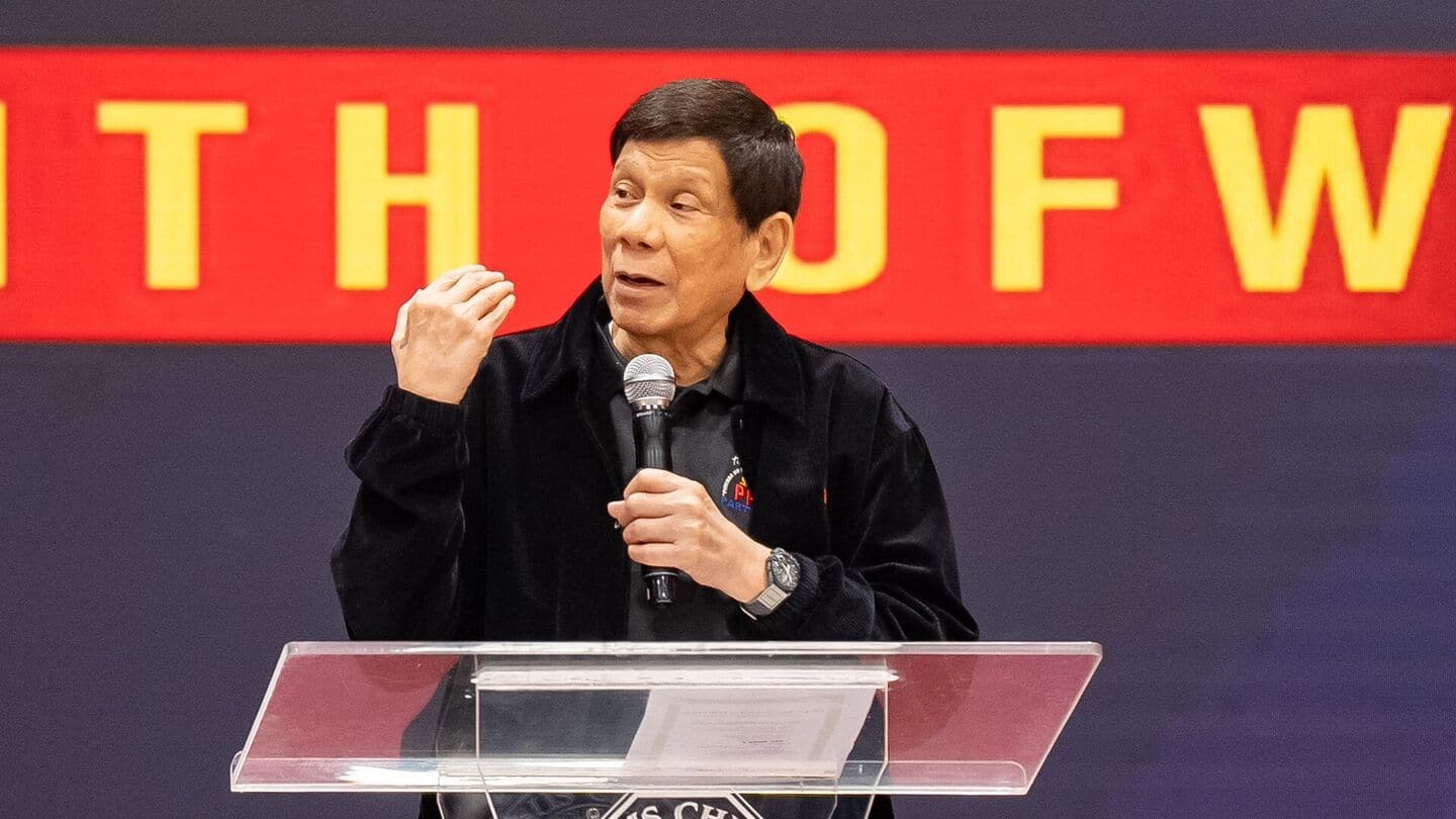 Ex-Philippines president Rodrigo Duterte charged with crimes against humanity Ex-Philippines president Rodrigo Duterte charged with crimes against humanity