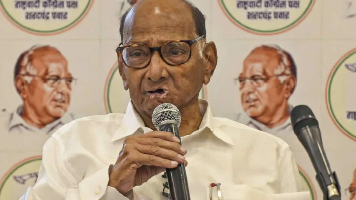 Sharad Pawar hospitalized 