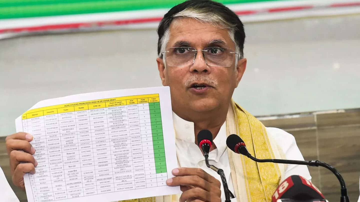 ECI issues notice to Pawan Khera over multiple voter IDs ECI issues notice to Pawan Khera over multiple voter IDs