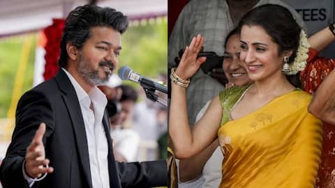'Without any shame': DMK mouthpiece slams Vijay-Trisha over I-Day seating 