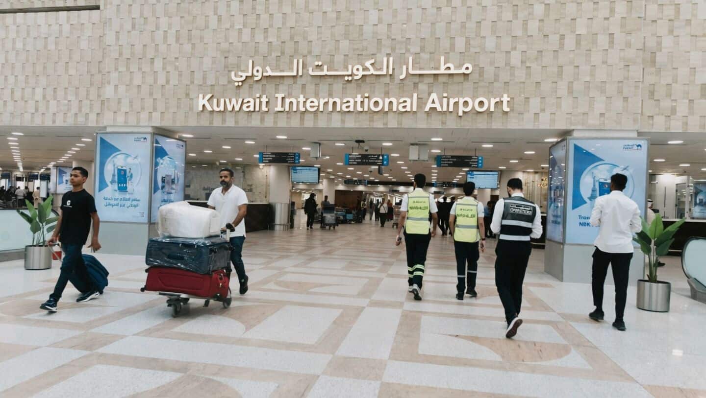 Kuwait suspends flights after Iranian attack on international airport 