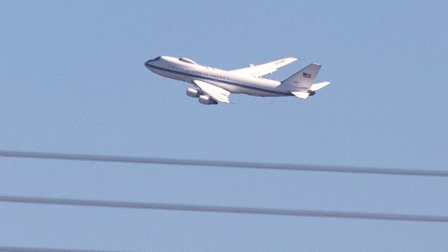 'Doomsday plane' seen amid Iran-Israel conflict: What does this indicate 'Doomsday plane' seen amid Iran-Israel conflict: What does this indicate