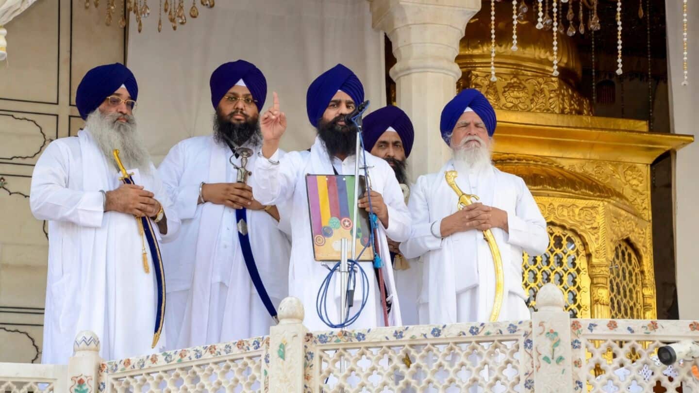 Akal Takht gives Punjab government month to re-amend Granth law