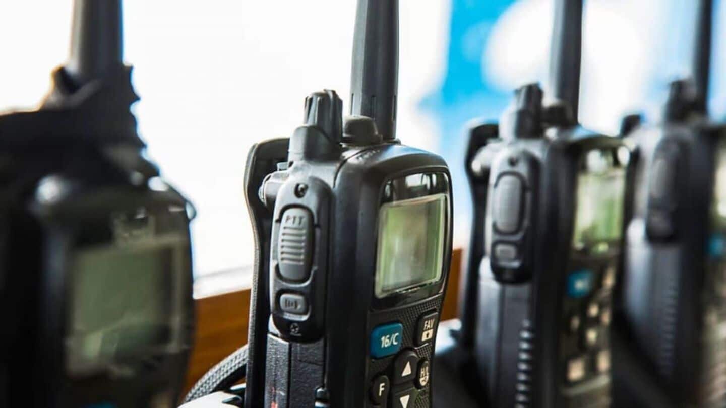 Centre notifies guidelines for sale of walkie-talkie, radio online Centre notifies guidelines for sale of walkie-talkie, radio online