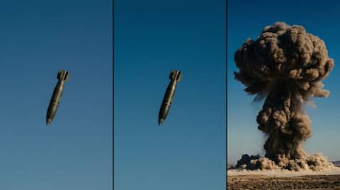 Video appears to show US missile striking Iranian school compound 