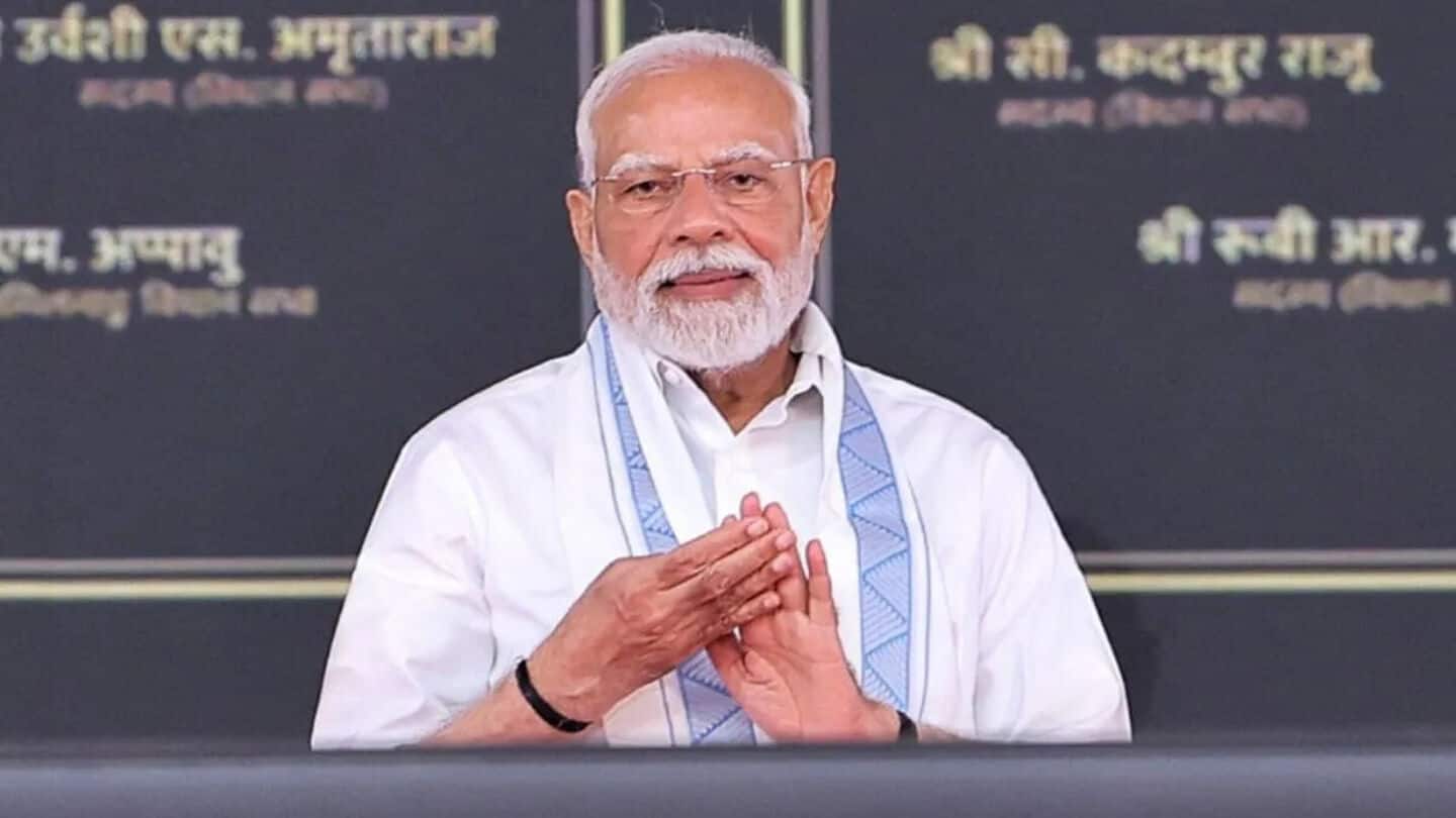 PM Modi felicitated by NDA MPs for Op Sindoor success