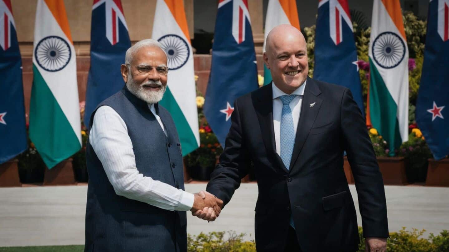 Modi to make 1st official New Zealand visit next week  