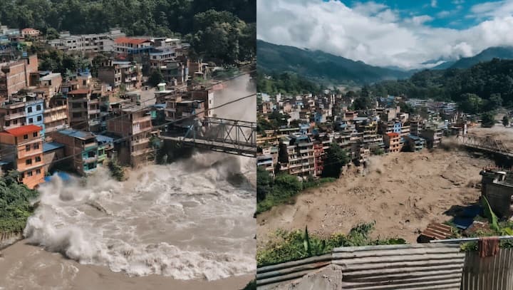 160+ killed after floodwaters wipe out villages on Nepal-China border 