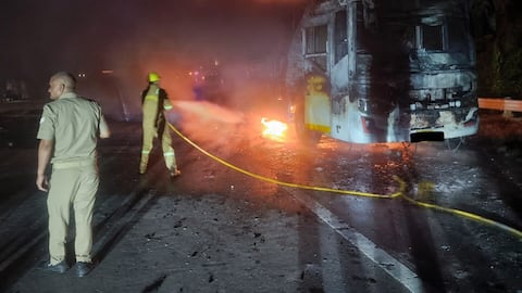 'Don't care if you die': Burned bus driver told passengers 