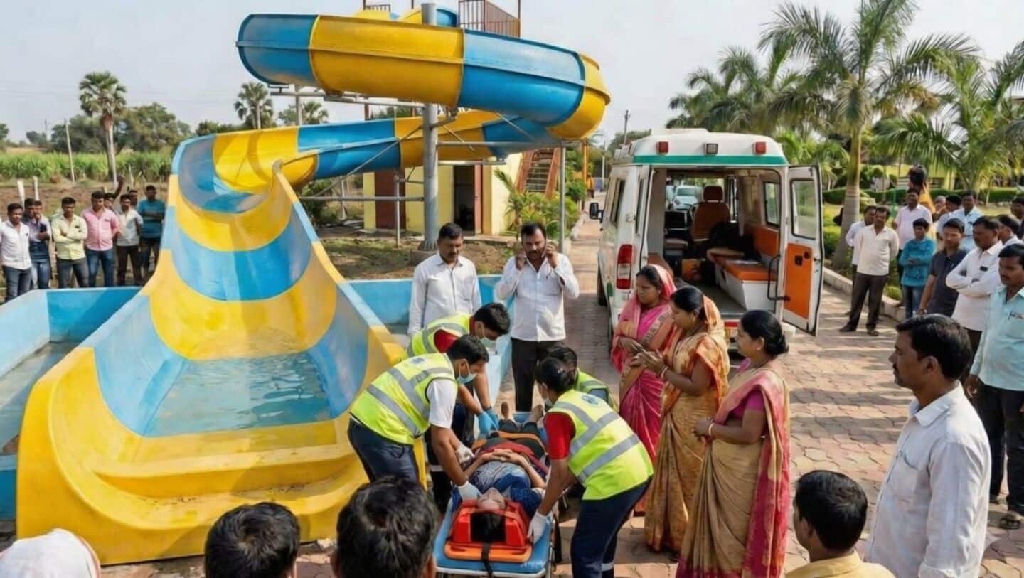 Pune woman permanently paralyzed after water slide accident at park
