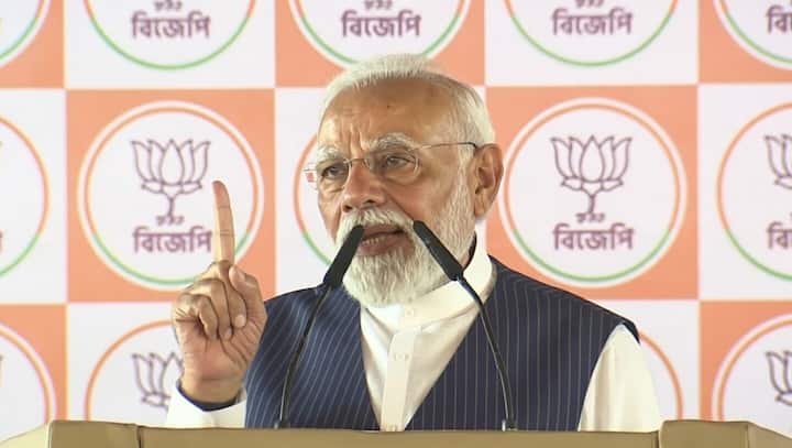 'First-phase voting signaled end of TMC's maha jungle raj': Modi