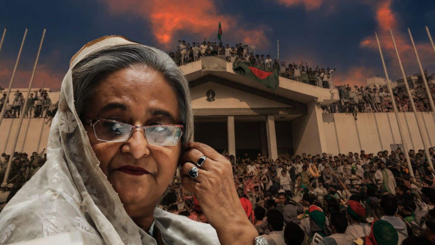 Hasina's virtual address from India sparks fury in Bangladesh