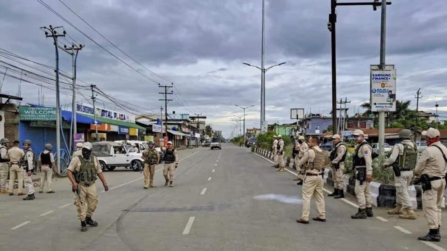 Manipur police detain 20 for street violence, firing at security Manipur police detain 20 for street violence, firing at security
