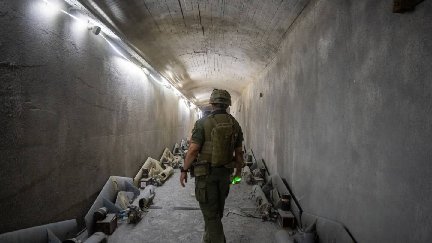 Israel military uncovers Hezbollah's underground drone 'airbase' inside Lebanon mountain 