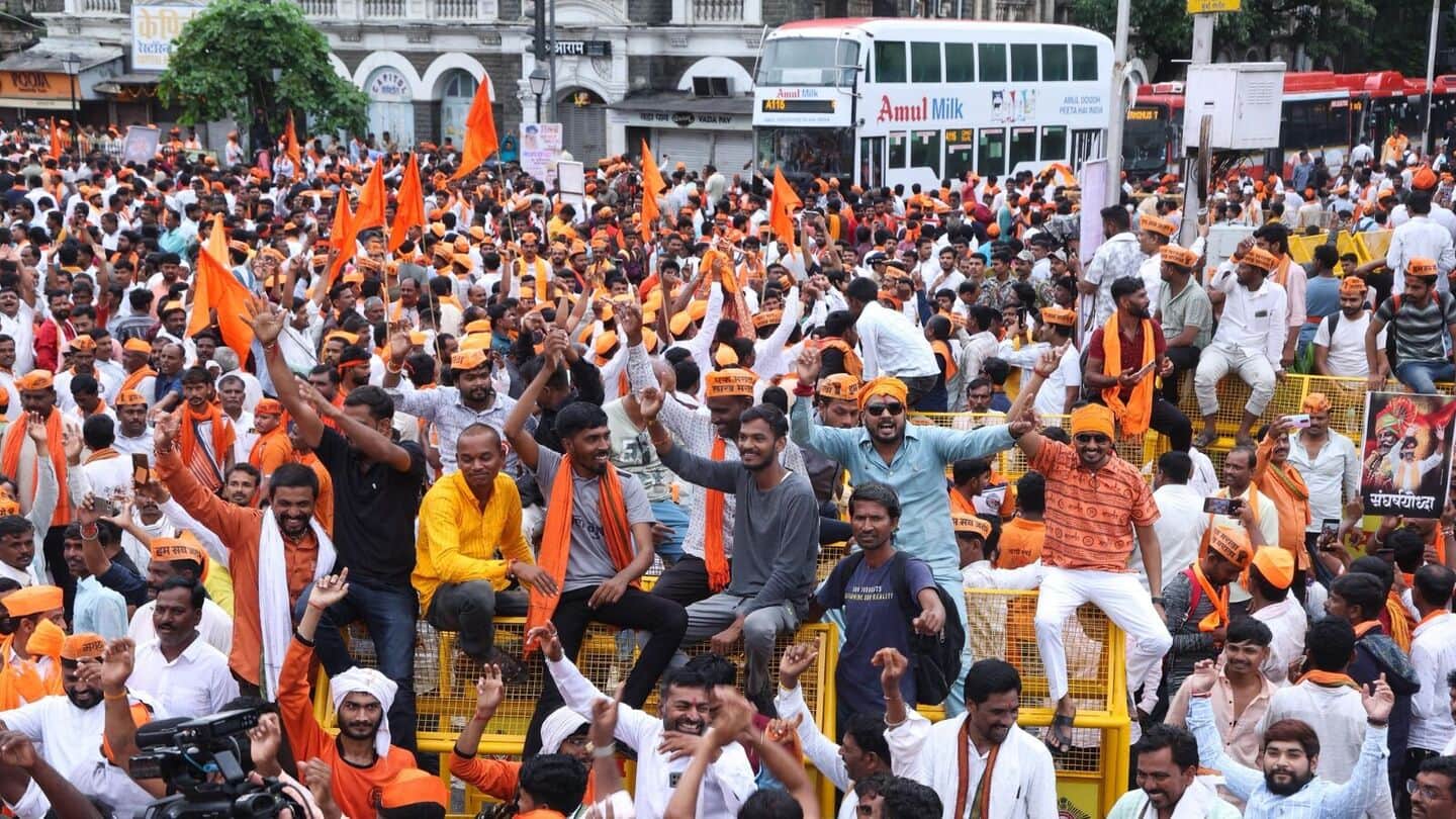 'Diwali for us today': Maratha activist Manoj Jarange ends fast 'Diwali for us today': Maratha activist Manoj Jarange ends fast