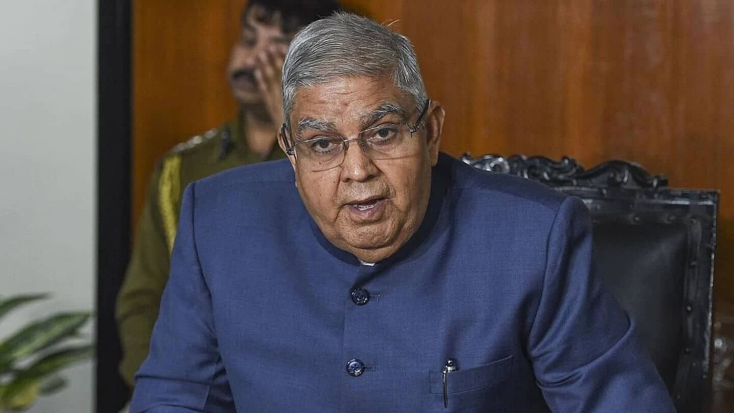 'Serving in this transformative era…true honor': Dhankhar in resignation letter 
