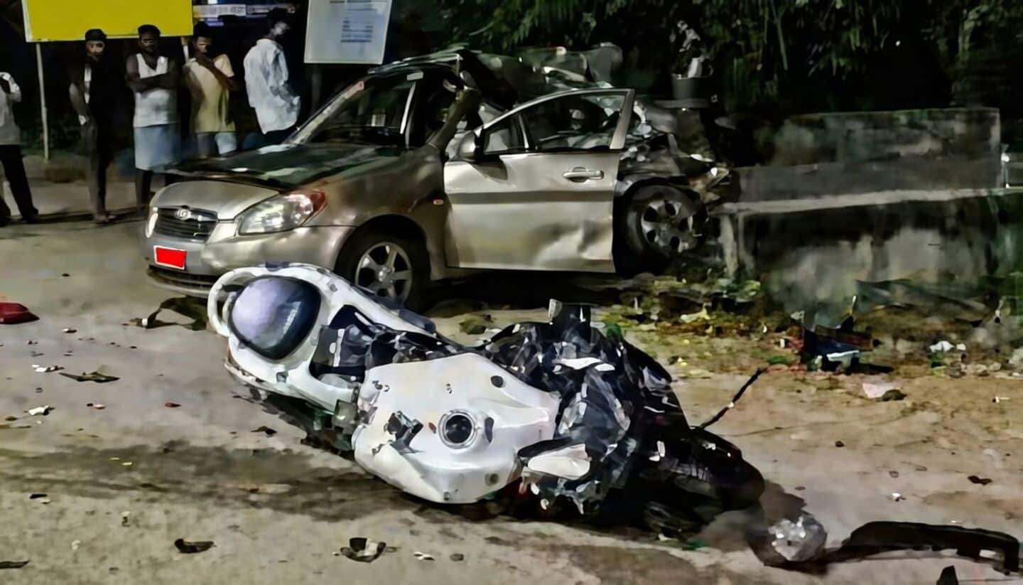 Speeding Hayabusa bike crashes into car in Telangana; 5 killed 