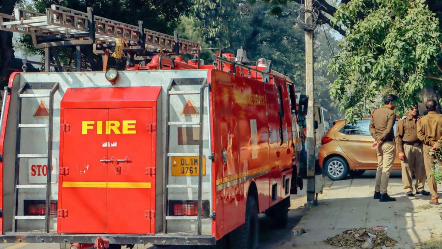 Fire breaks out at Trade and Taxes building in Delhi