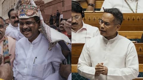 'As if returning from war...': Gogoi criticizes Dharmendra Pradhan's felicitation