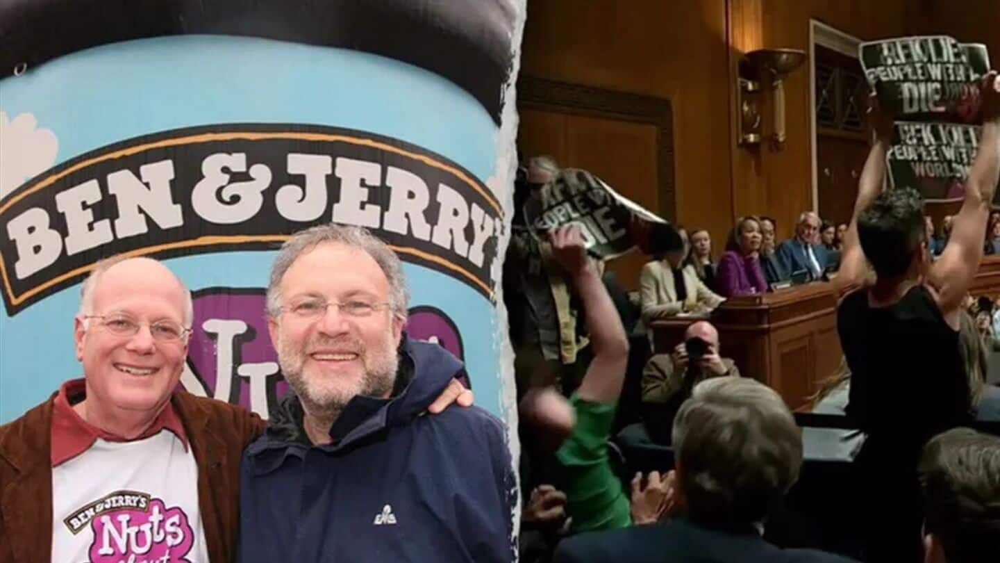 Ben & Jerry's co-founder arrested after disrupting US Senate hearing Ben & Jerry's co-founder arrested after disrupting US Senate hearing