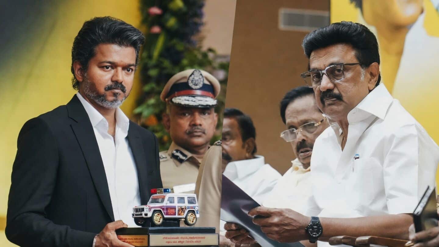 'Inept dummy CM': Stalin slams Vijay over Udhayanidhi's detention 