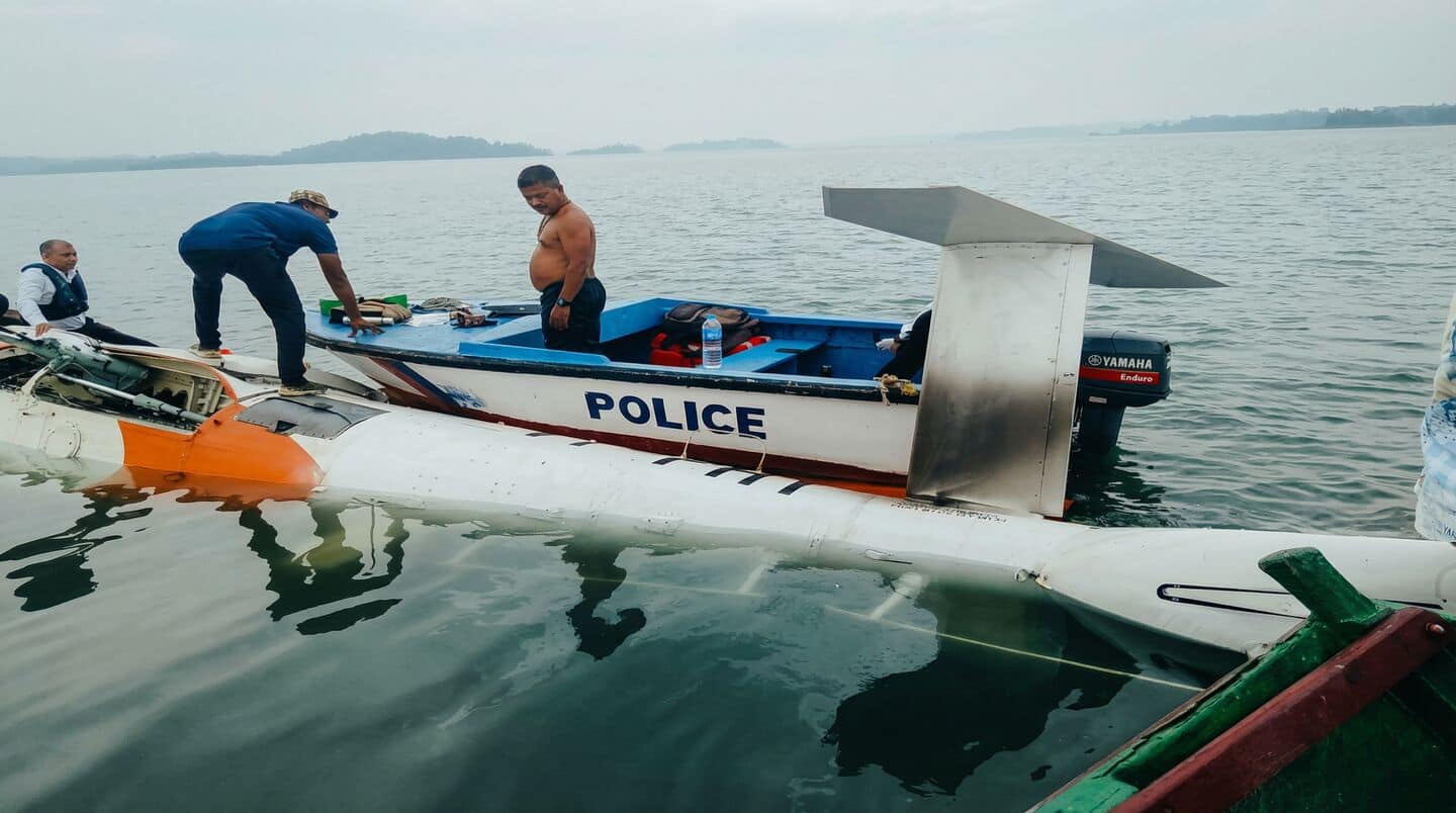 Pawan Hans helicopter crashes into sea near Mayabunder 