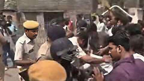 TMC workers clash with Humayun Kabir's party cadres in Murshidabad 