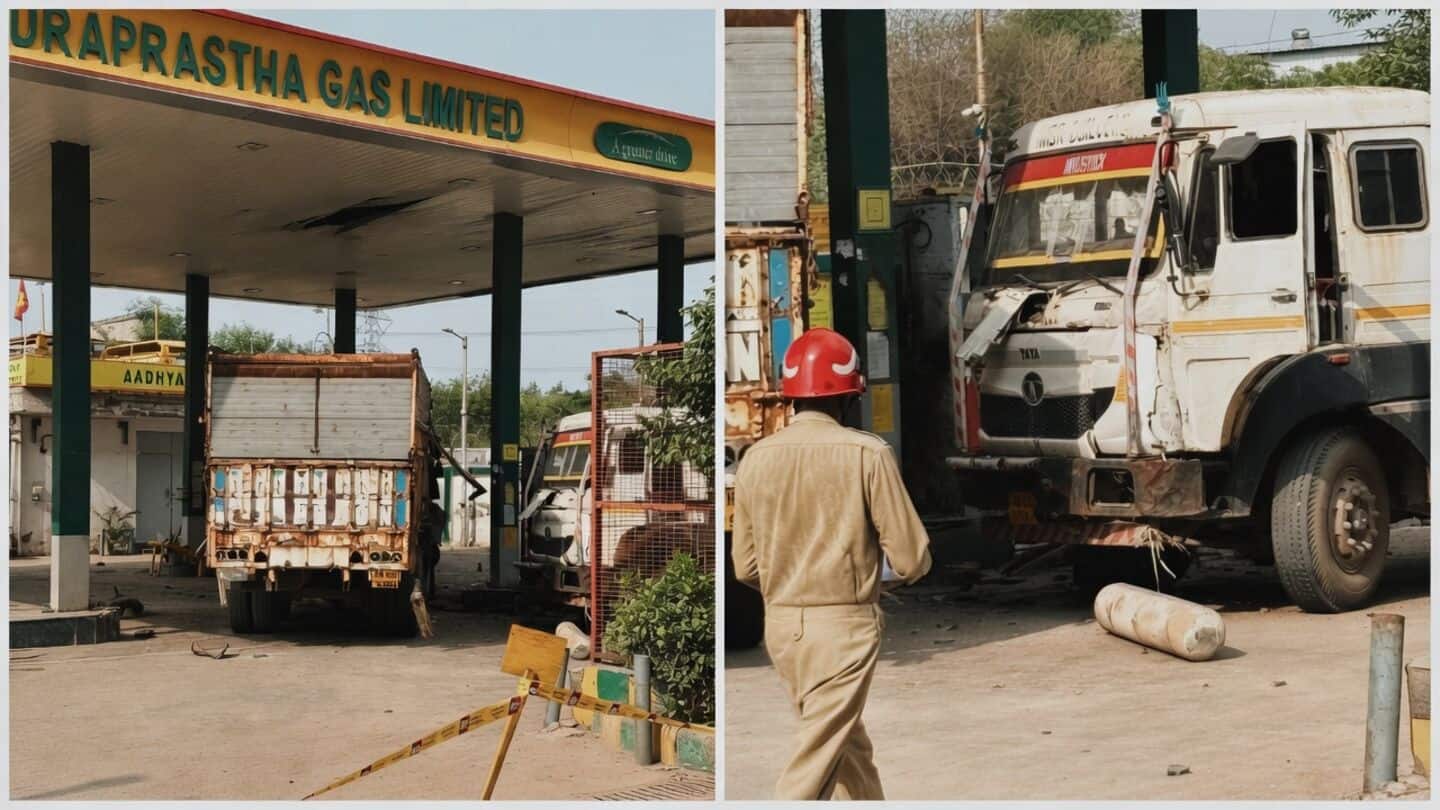 3 killed after CNG cylinder explodes at Delhi fuel pump 