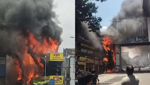 Major fire breaks out at Hyderabad shopping complex