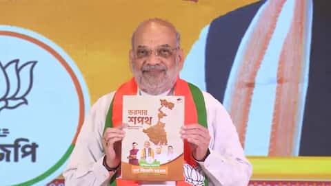 BJP's Bengal manifesto inspired by Tagore's 'Chitto Jetha Bhayshunyo': Shah 