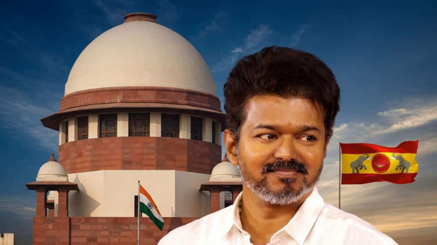 TVK ministers 'influencing' Karur stampede witnesses? SC hears plea tomorrow