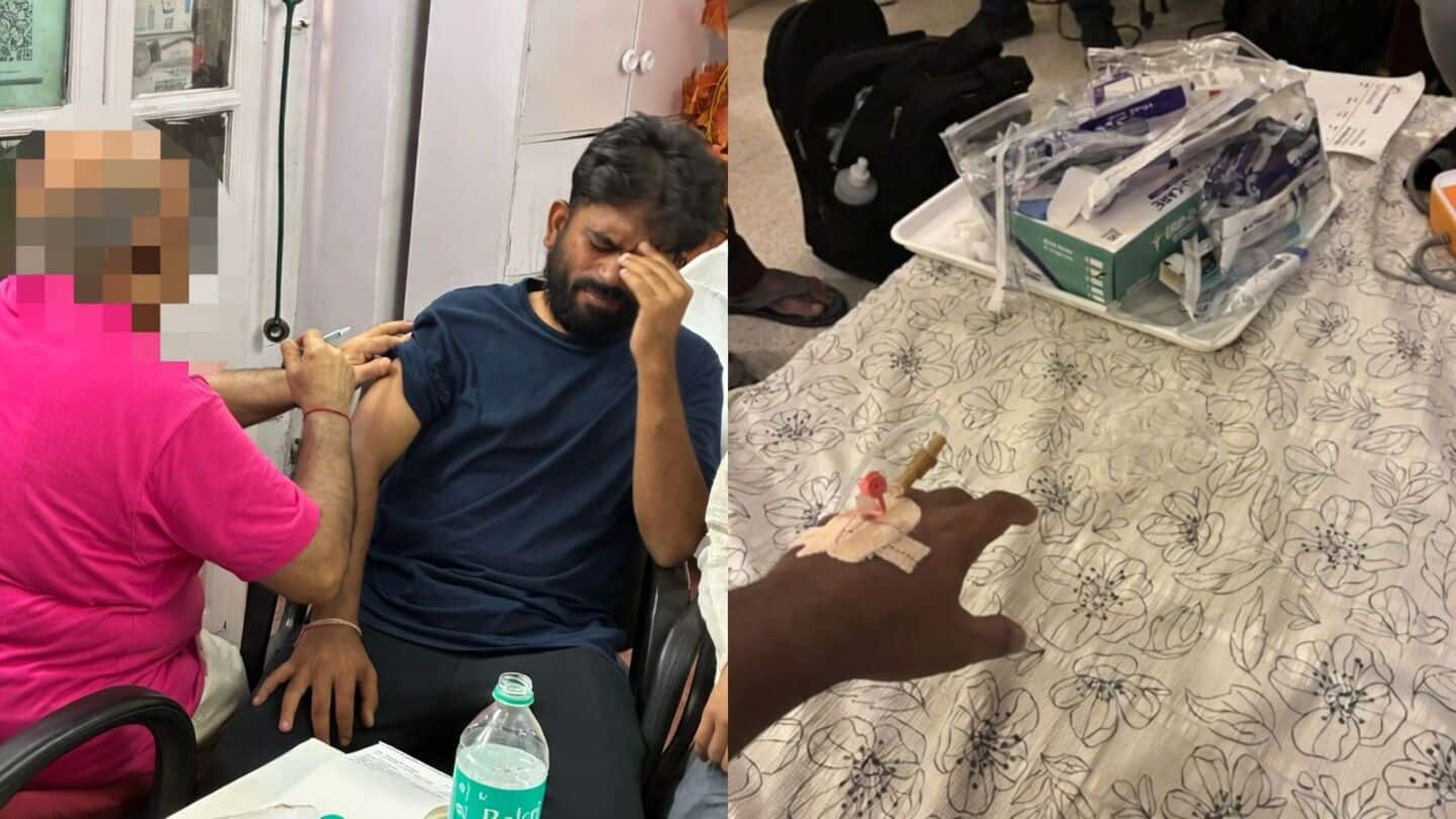 'Charging...': Abhijeet Dipke shares IV drip photo before nationwide protest 