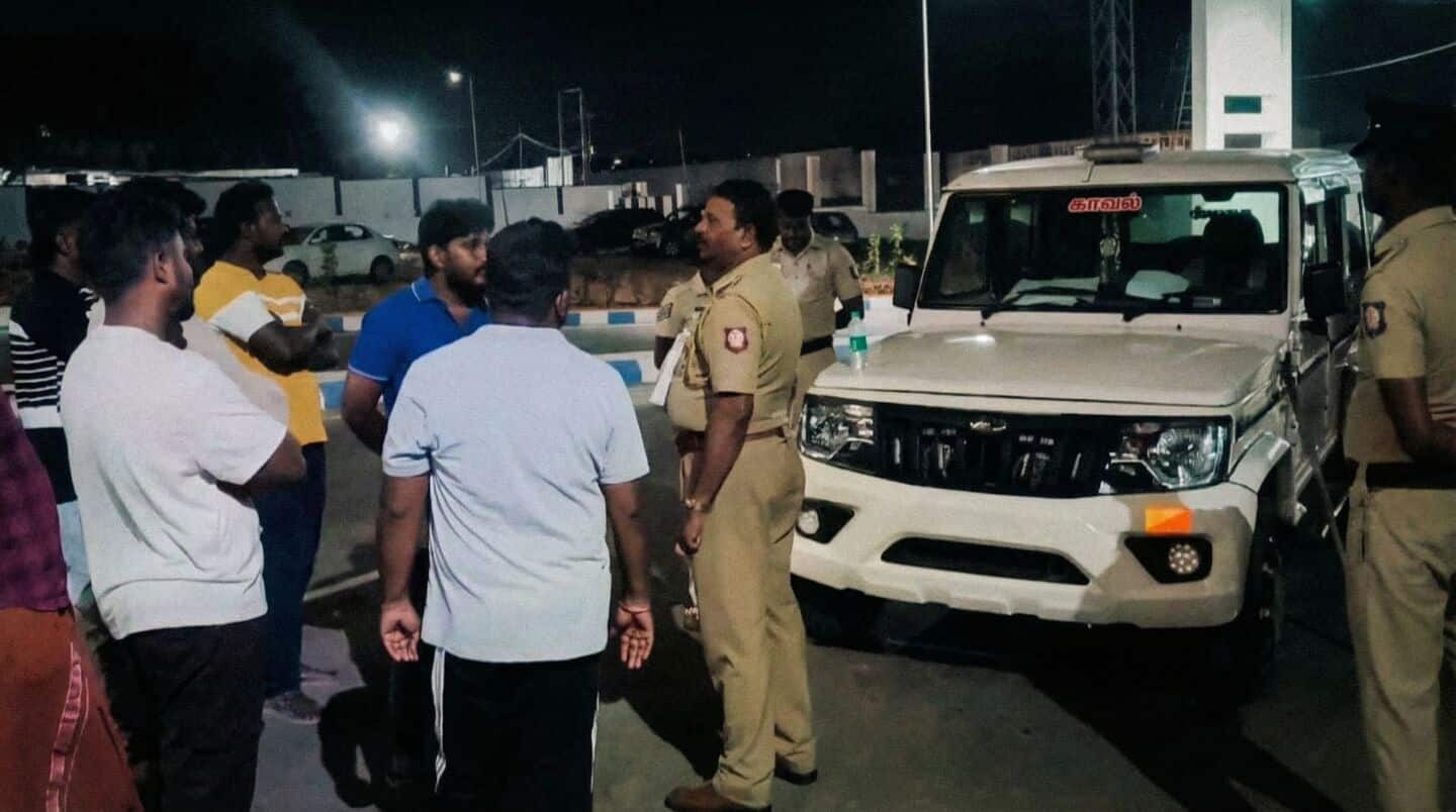 DMK leader's son rams car into family, killing 1 