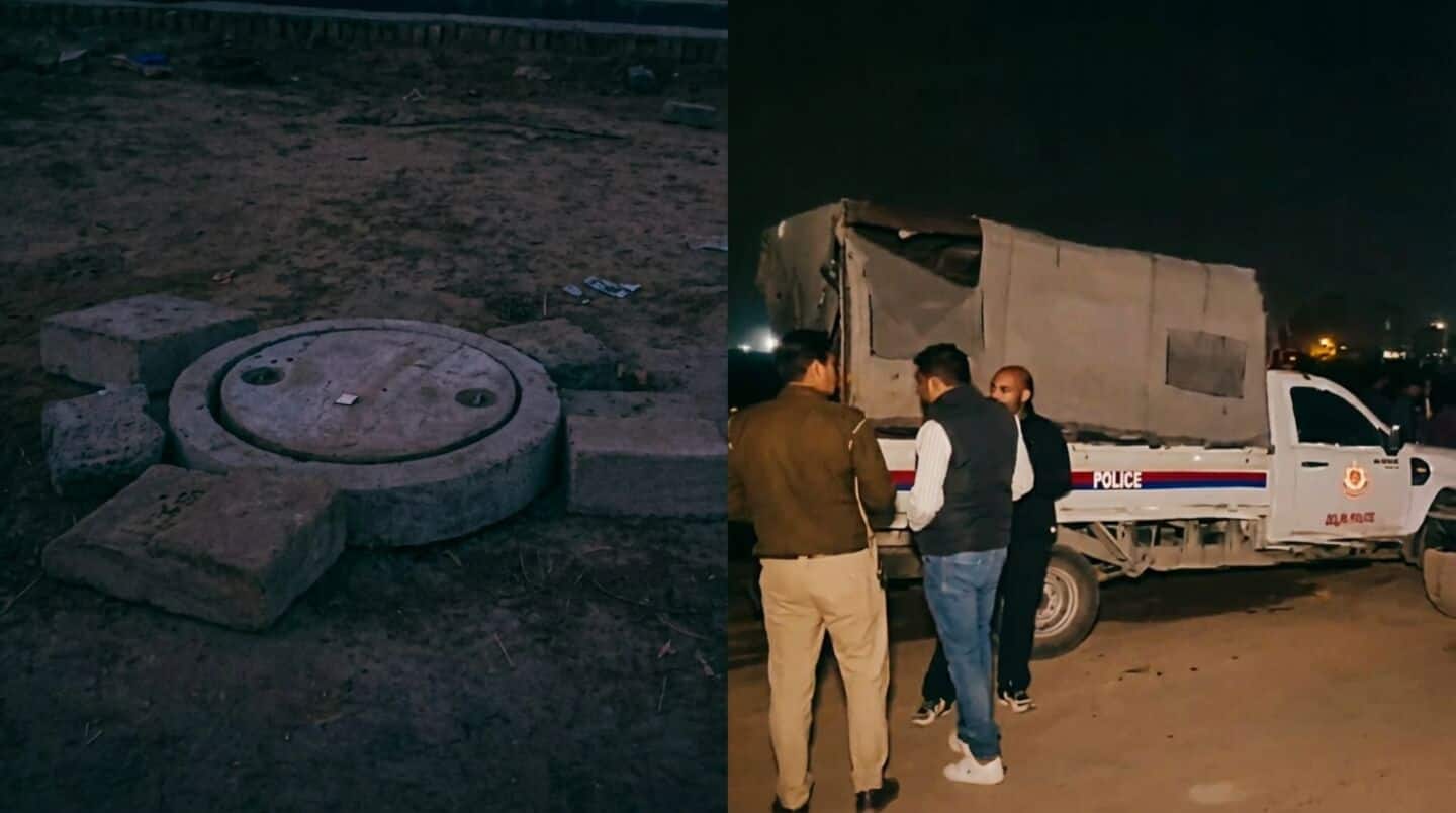 Delhi laborer dies after falling into open 14-foot-deep manhole