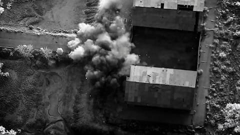 US strikes Iran after Trump's expletive-filled warning